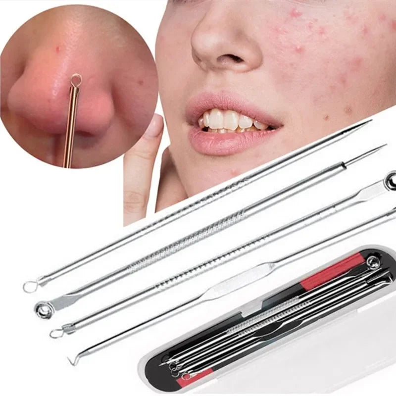 New Acne Blackhead Removal Kit Stainless Steel